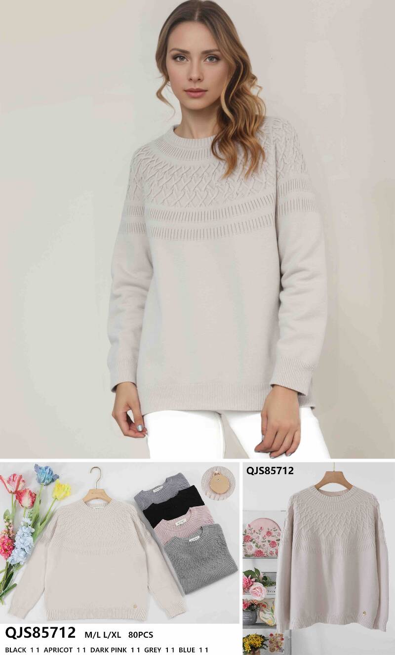 Swetry damska (Francja produkt) Roz M/L-L/XL, Mix Kolor .Paczka 10 szt